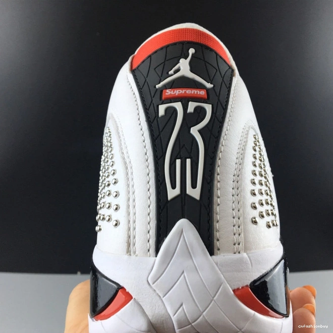 Retro BV7630-106 Jordan 14 White Air 1124
